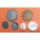 6 monedas x JAMAICA 1+ 5+10+50 CENTIMOS + 1 DOLAR 1962 / 1995 NORMAN W. MANLEY e ISABEL II VARIOS METALES MBC