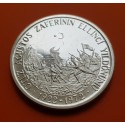 TURQUIA 50 LIRAS 1972 BATALLA DUMLUPINAR KM.901 MONEDA DE PLATA PROOFLIKE Turkey silver coin