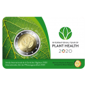 BELGICA 2 EUROS 2020 AÑO INTERNACIONAL DE LA SALUD VEGETAL SC @COINCARD@ 1ª MONEDA CONMEMORATIVA