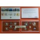 2020 UNITED STATES MINT PROOF SET @NICKEL@ 10 COINS ESTADOS UNIDOS 1+5+10+25 CENTAVOS y 1/2 DOLAR + 1 DOLAR 2020