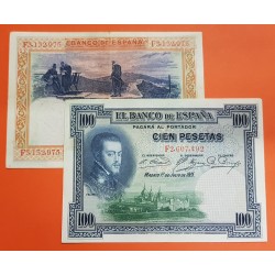 . @OFERTA@ ESPAÑA 100 PESETAS 1925 FELIPE II BC+ Serie E C/UNO