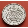 INGLATERRA 1 LIBRA 1983 REINA ISABEL II 1ª AÑO DE EMISION KM.933 MONEDA DE LATON EBC United Kingdom 1 Pound UK