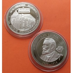 @OFERTA@ FRANCIA MEDALLA CONMEMORATIVA 1859- 1914 COLECCION PANTHEON JEAN JAURES NICKEL PROOF CAPSULA