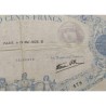 FRANCIA 500 FRANCOS 1938 MAYO 19 DIOSA CON QUERUBINES Pick 88C BILLETE BC @RARO@ France BLUE ET ROSE