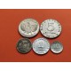 5 monedas x INDONESIA 1+5+10+25 RUPIAS + 50 SEN 1961 a 1970 DIFERENTES METALES KM.14/20 MONEDA DE ALUMINIO EBC+