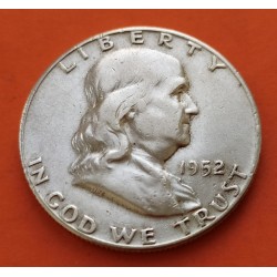 ESTADOS UNIDOS 1/2 DOLAR 1962 P FRANKLIN PLATA US HALF DOLLAR SC