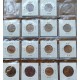 14 monedas x INGLATERRA 1/2 PENIQUE 1953 a 1967 REINA ISABEL II y BRITANNIA KM.896 BRONCE MBC- UK Half Penny coin