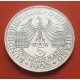 @RARA@ ALEMANIA 5 MARCOS 1955 G LUDWIG VON BADEN KM.115 MONEDA DE PLATA EBC GERMANY 5 Marks silver coin