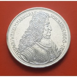 @RARA@ ALEMANIA 5 MARCOS 1955 G LUDWIG VON BADEN KM.115 MONEDA DE PLATA EBC GERMANY 5 Marks silver coin