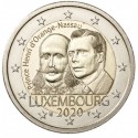 LUXEMBURGO 2 EUROS 2020 PRINCIPE HENRY DE ORANGE NASSAU 1ª MONEDA CONMEMORATIVA SC Luxembourg coin