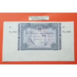 EUZKADI 1000 PESETAS 1937 SC CON MATRIZ BANCO CENTRAL BILBAO