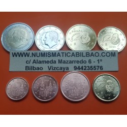 . @ESPAÑA@ MONEDAS EUROS 2015 FELIPE VI 1 Cts/2€ SC TIra Serie