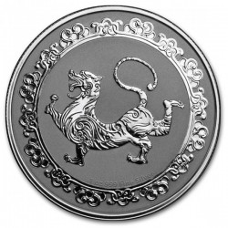 . .50 FRANCOS 2016 RWANDA SURICATO PLATA SC 1 Oz SILVER RUANDA