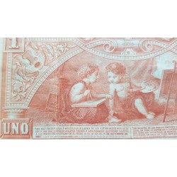 @RARO@ ARGENTINA 1 PESO 1897 PROVINCIA DE CORRIENTES Serie B458318  Pick S1131 BILLETE MBC-