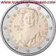 @RARA@ SAN MARINO 2 EUROS 2018 LORENZO BERNINI 420 AÑOS DE SU NACIMIENTO SC MONEDA EN ESTUCHE/BLISTER