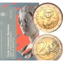 @RARA@ SAN MARINO 2 EUROS 2018 LORENZO BERNINI 420 AÑOS DE SU NACIMIENTO SC MONEDA EN ESTUCHE/BLISTER