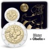 @RARA@ FRANCIA 2 EUROS 2019 ASTERIX SC MONEDA CONMEMORATIVA El cliente recibirá 1 coincard con un personaje al azar