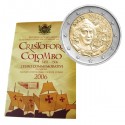 . @RARA@ SAN MARINO 2 EUROS 2006 CRISTOBAL COLON SC MONEDA CONMEMORATIVA EN ESTUCHE OFICIAL COINCARD