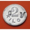 MIRAVALLES 2 KILOS DE PAN 1937 1939 FICHA DE COOPERATIVA DE CONSUMO LA MIRAVALLESA MONEDA DE ALUMINIO SC EUSKADI VIZCAYA