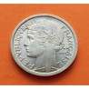 FRANCIA 1 FRANCO 1958 MORLON KM.885.A.2 MONEDA DE ALUMINIO SC- France 1 Franc 4ª República
