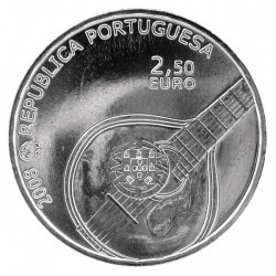 PORTUGAL 2,50 EUROS 2008 CANTANTE DE FADO y GUITARRA MONEDA DE NICKEL SC