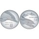 .PORTUGAL 5 EUROS 2020 DELFIN COMUN 2ª MONEDA DE NICKEL SC Tirada 20.000 uds GOLFINHO COMUM