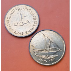 . .10 DIRHAMS 2015 EMIRATOS ARABES LA MECA PLATA SILVER 30 gramo