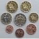 CHIPRE MONEDAS EURO 2016 SC : 1+2+5+10+20+50 Centimos + 1 EURO + 2 EUROS 2016 SERIE TIRA Cyprus Zypern