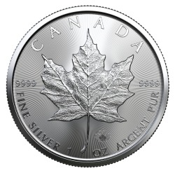 @1 ONZA 2020@ CANADA 5 DOLARES 2020 HOJA DE ARCE MONEDA DE PLATA PURA SC $5 Dollars Coin OZ OUNCE MAPLE LEAF