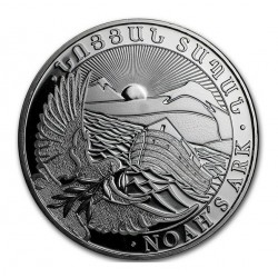 . @RARA@ ARMENIA 500 DRAMS 2020 ARCA DE NOE MONEDA DE PLATA SC OUNCE OZ Noah's Ark 1 ONZA