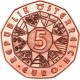 .AUSTRIA 5 EUROS 2020 Moneda 2ª Serie PASCUA CABALLOS SALVAJES COBRE SC Osterreich coin