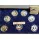 7 monedas x FRANCIA 10 FRANCOS 1998 COPA MUNDIAL DE FUTBOL 98 PLATA PROOF ESTUCHE OFICIAL France Coffret