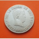 @RARA@ ESPAÑA Rey FERNANDO VII 4 REALES 1823 SP Ceca de BARCELONA Tipo CABEZON MONEDA DE PLATA Spain silver coin
