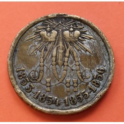 ESPAÑA 1988 FNMT MEDALLA CARLOS III BICENTENARIO PESETAS COBRE