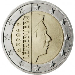 LUXEMBURGO 2 EUROS 2004 GRAN DUQUE JEAN MONEDA BIMETALICA SC Luxembourg 2€ coin