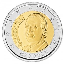 ESPAÑA 2 EUROS 2006 JUAN CARLOS I SIN CIRCULAR