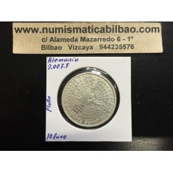 ALEMANIA 10 EUROS 2007 F TRATADO ROMA 50 ANIVERSARIO MONEDA DE PLATA SC Germany silver 
