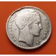 @MUESCAS@ FRANCIA 20 FRANCOS 1938 BUSTO DE DAMA - TURIN KM.879 MONEDA DE PLATA MBC France 20 Francs 0,58 ONZAS R/1