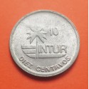 CUBA 10 CENTAVOS 1989 COLIBRI INTUR INSTITUTO NACIONAL DE TURISMO KM.416 MONEDA DE NICKEL EBC- Caribe R/2