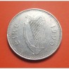 IRLANDA 1 LIBRA 1990 CIERVO y ARPA KM.27 MONEDA DE NICKEL EBC Ireland Eire 1 Pound £1