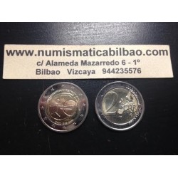 ALEMANIA 2 EUROS 2009 EMU 10 ANIVERSARIO MONEDA BIMETALICA SC Germany BRD