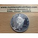 ESPAÑA 5 ECU 1992 REY CARLOS III MONEDA DE PLATA PROOF 1 ONZA ESTUCHE FNMT 5 ECUS 1992