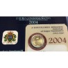 @MUY RARA@ SAN MARINO 2 EUROS 2004 BARTOLOMEO BORGHESI SC MONEDA CONMEMORATIVA EN ESTUCHE BLISTER OFICIAL