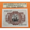 ESPAÑA 1 PESETA 1953 MARQUES DE SANTA CRUZ Serie W Pick 144 BILLETE SIN CIRCULAR @PUNTITOS@ Spain banknote