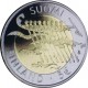 FINLANDIA 5 EUROS 2007 INDEPENDENCIA BIMETALICA SC FINNLAND @MONEDA RARA@