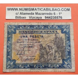 ESPAÑA 1 PESETA 1940 JUNIO 1 HERNAN CORTES E667 SC- PICK 121