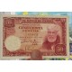 ESPAÑA 50 PESETAS 1951 SANTIAGO RUSIÑOL Sin Serie 9654473 Pick 141 BILLETE MBC Spain banknote