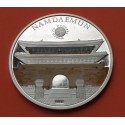 @COLORES@ PALAU 5 DOLARES 2013 TEMPLO BUDISTA NAMDAEMUN Serie 7 MARAVILLAS DEL MUNDO MONEDA DE PLATA PROOF silver coin