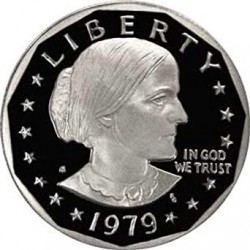 USA 1 DOLLAR 1979 S ANTHONY NICKEL PROOF TYPE 1