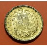 @DE CARTUCHO@ ESPAÑA 1 PESETA 1953 * 19 56 FRANCO KM.775 MONEDA DE LATON SIN CIRCULAR SC